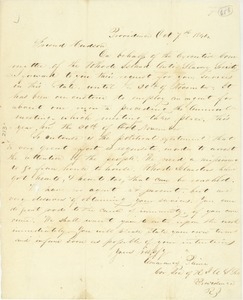 Letter from Amarancy Paine to Erasmus Darwin Hudson