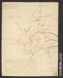 A plan of part of the principal roads in the province of No. Carolina