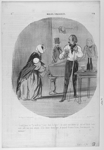 Grand gueux va ! je voudrais t'y voir dans la bière! un avale tout comme ça, qui me laisse toute seule avec mes trois enfants il me donne douze sous, et quand il rentre le soir, il me demande sa monnaie!