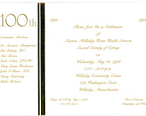 Newton-Wellesley Home Health Services Second Century of Caring