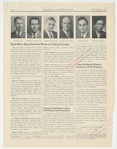 Camp Building is Named In Honor of E.M. Robinson (1950)