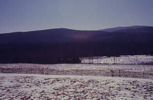 Northwest Hill winter panorama 3. Southwest view.