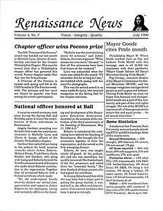 Renaissance News, Vol. 4 No. 7 (July 1990)