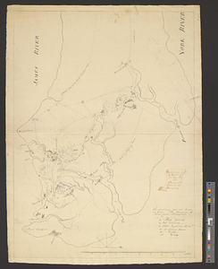 A sketch of the east end of the peninsula where on is Hampton