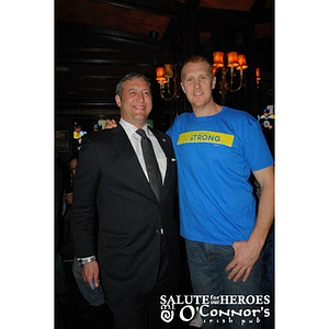 Brian Scalabrine at MJ's for "Salute For Our Heroes"