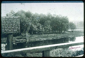 Iron Works Sign & Saugus River