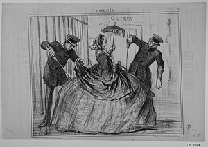 La crinoline finissant par être soupçonnée.