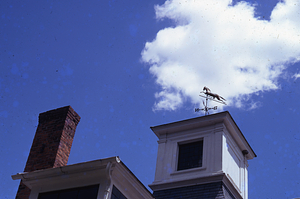 West facade of cupola on Carriage House.