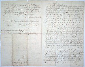 Deed recording conveyance of Stockbridge land