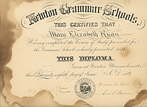 Mary Ryan diploma