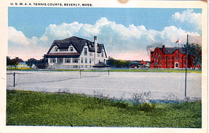 U. S. M. A. A. Tennis courts, Beverly, Mass.