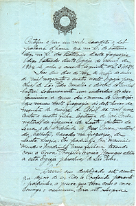 Conceicão Correa Baptismal Record