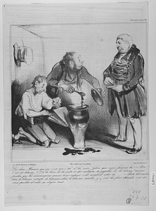 Dis donc, Macaire qué que c’est que c’thé d’la mère Gibou que nous faisons là ? – Bêta ! C’est du bitume. – De la boue, de la crotte et des cailloux, tu appelles ça du bitume ? excusez !.. faudra que les actionnaires soient bons enfans s’ils avalent celui-là..... – Bah ! ils avalent bien le bitume vitrifié, le bitume coloré, le bitume marbre, y-z-ont les foies chauds; c’est des vrais poulets d’inde, ça digère tout.