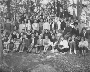 Wheaton Student Group Portrait Among the Trees.