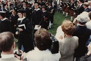 Graduates during Commencement 1990, III.