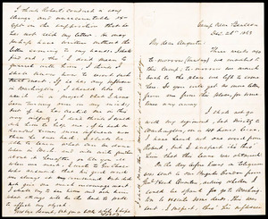 Letter from Luther Bruen, Camp near Bealeton, VA to Augusta Bruen, 1863 December 26