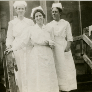 Camp MacArthur - Waco, Texas - World War I - Three nurses