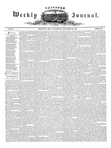 Chicopee Weekly Journal, January 27, 1854