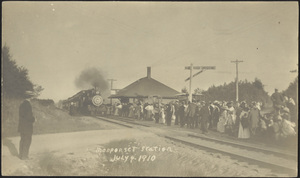 Monponsett Station, July 4, 1910, Halifax, Massachusetts