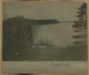 Canoe on East Lake, Halifax, Massachusetts