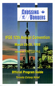Crossing Borders: IFGE 12th Annual Convention Program Cover Pages