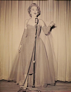 Christine Jorgensen Performs on Stage at the Silver Slipper