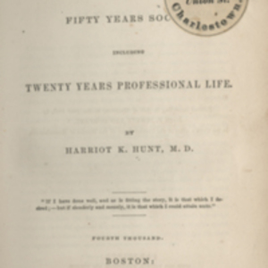 Glances and Glimpses, or Fifty Years Social, Including Twenty Years Professional Life
