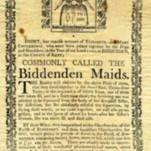 Biddenden Maids Broadside