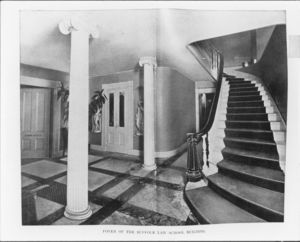 Foyer of the building at 45 Mount Vernon Street which was home to Suffolk University Law School and Business School