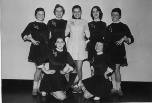 1958 Suffolk University cheerleading team