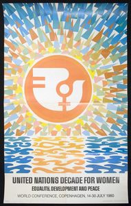 United Nations Decade for Women: Equality, Development and Peace, Copenhagen World Conference poster