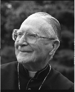 Cardinal Cahal Daly, shots taken when he was a Bishop, some in the grounds of his Antrim Road home, Belfast