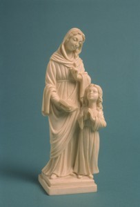Statuette of St. Anne and the child Mary