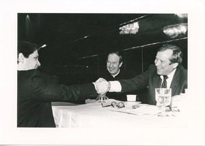 Monan, J. Donald at NAICO meeting with Howard Baker