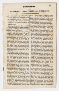 Compilation of statements in favor of granting charter to Amherst College, 1824