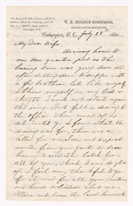 Sidney Brooks letter to Susan Brooks, 1864 July 28