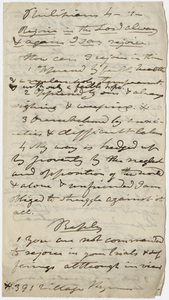 Edward Hitchcock sermon notes, 1852 July 8