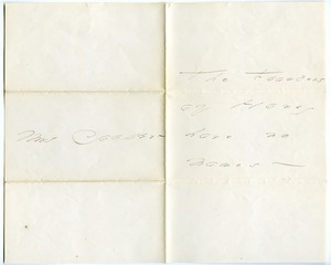 Emily Dickinson letter to Mrs. James S. (Abigail) Cooper