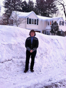 Wall of snow