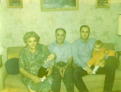 Five generations of the Michele/Cesarina Cristani family
