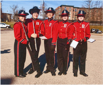 Marching band parade