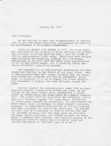 Letter to Dear Colleague from Don Bonker, Michael J. Harrington, Paul E. Tsongas