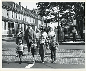 Lights turned on, Minot Street and Neponset Avenue, Dorchester