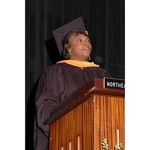 Faculty member speaks at School of Nursing convocation