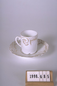 Demitasse cup and saucer