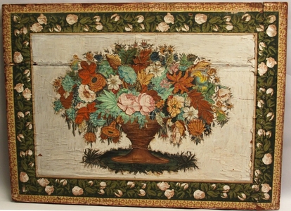 Fireboard with Flowers