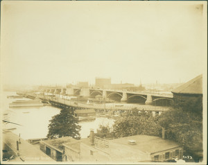 Cambridge Bridge, Boston, Mass., June 6, 1906