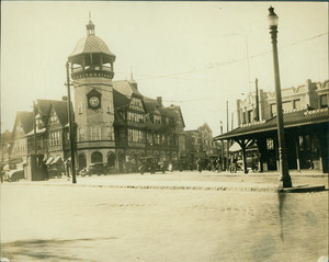 View of Coolidge Corner, Brookline, Mass., 1924