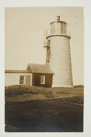 Postcard, Monhegan Island Lighthouse, Monhegan Island, Maine