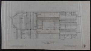 Third Floor Frame, House for James Means, Esq., Bay State Road, Boston, undated
